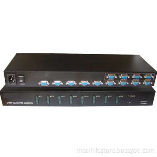 8 to 4 VGA Matrix Switcher Video+Audio Switcher AV Switcher